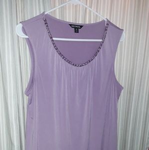 Women's Large dressy beaded tank